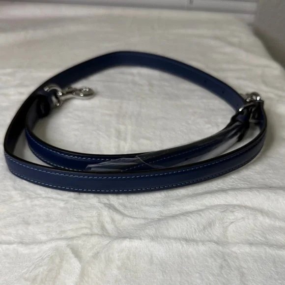 New! Coach Deep Blue and Light Blue Sabrina Satchel - Picture 8 of 9